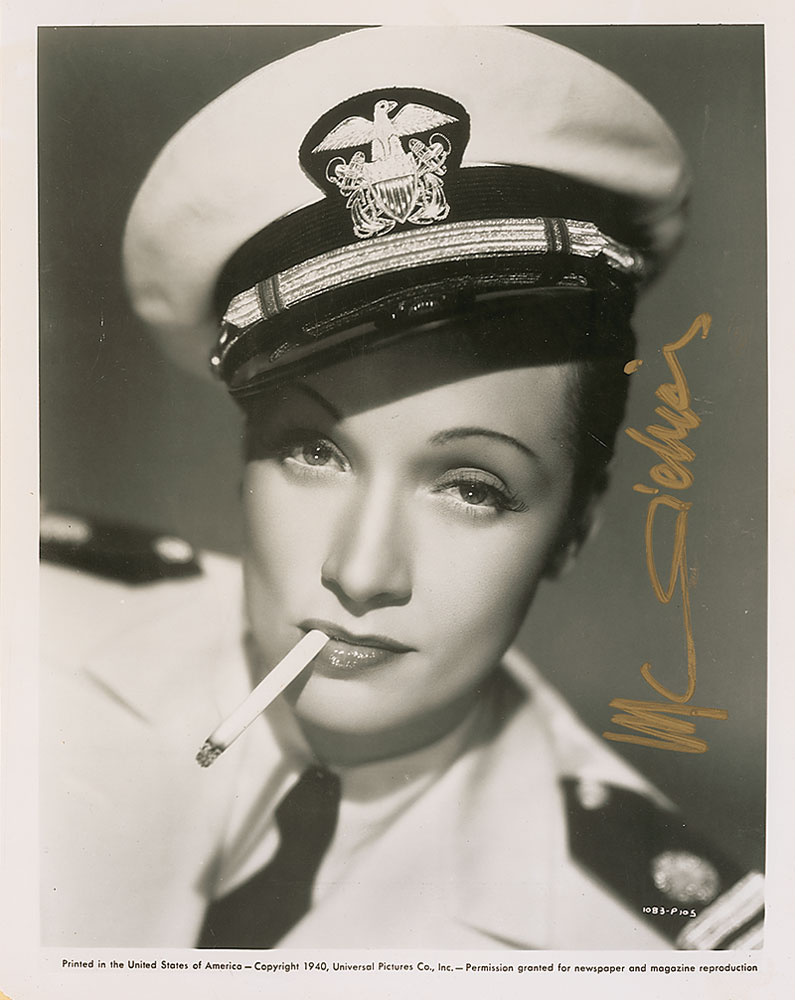 Lot #1155 Marlene Dietrich
