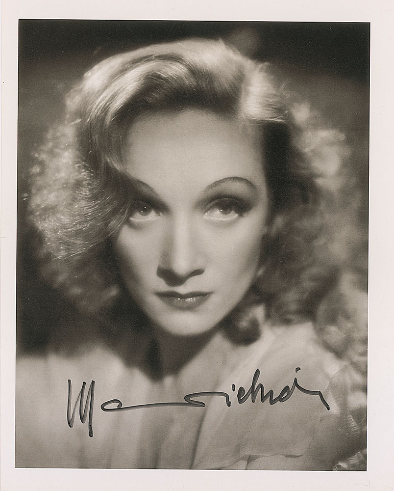 Lot #1752 Marlene Dietrich