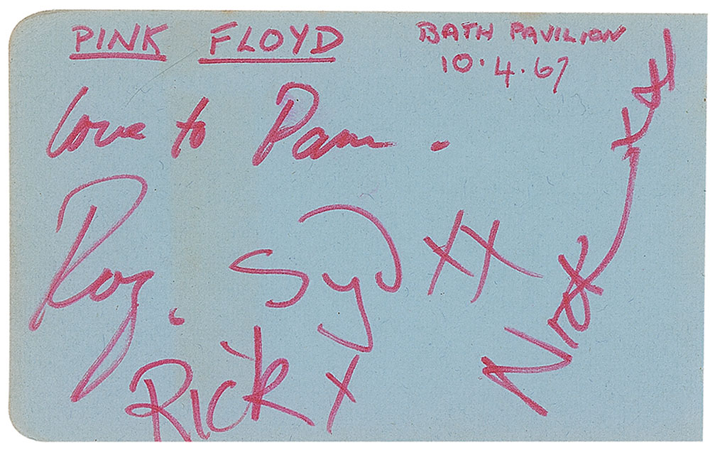 Lot #839 Pink Floyd