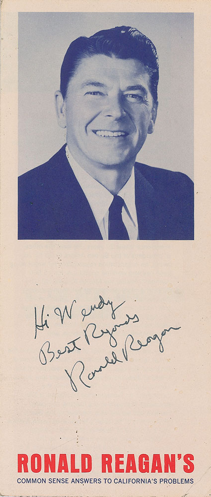 Lot #167 Ronald Reagan