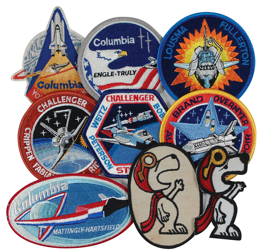 Lot #838 Shuttle Patches