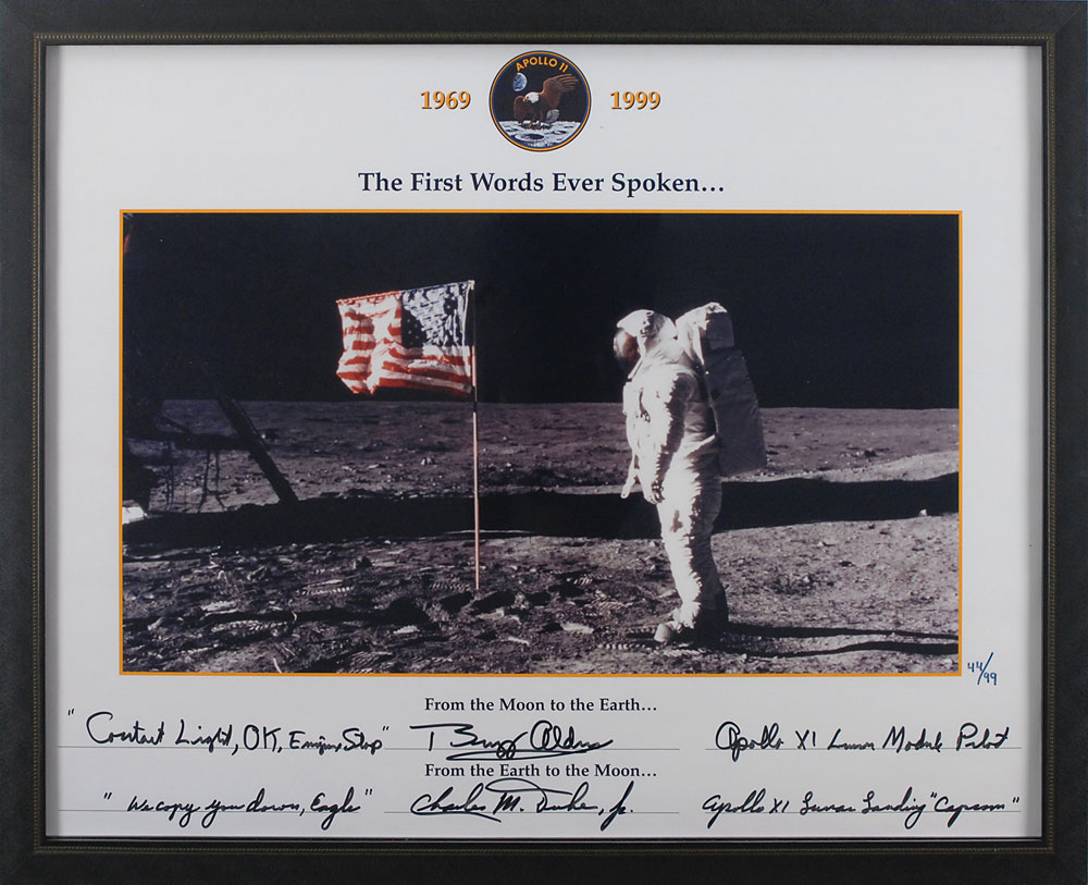 Lot #473 Apollo 11: Aldrin and Duke