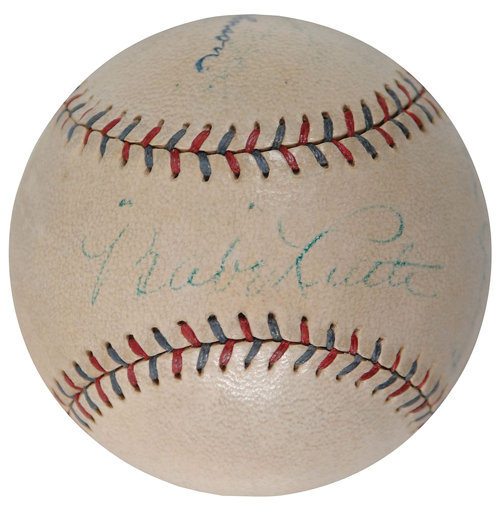 Lot #1338 Babe Ruth and Lou Gehrig