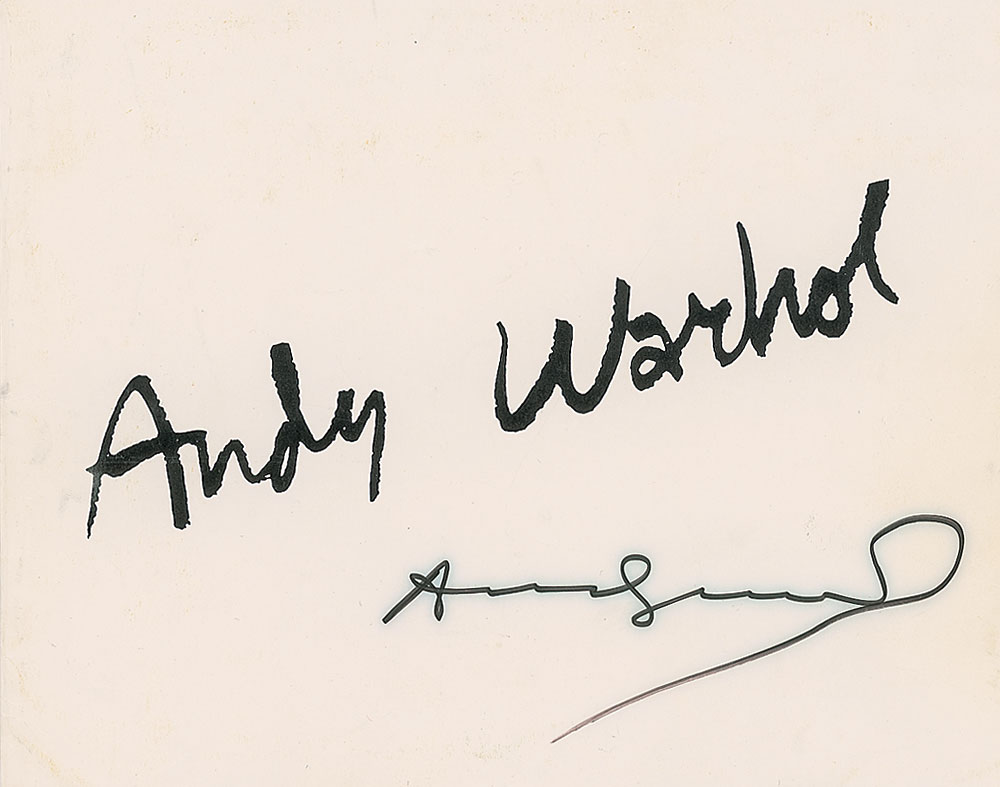 Lot #573 Andy Warhol
