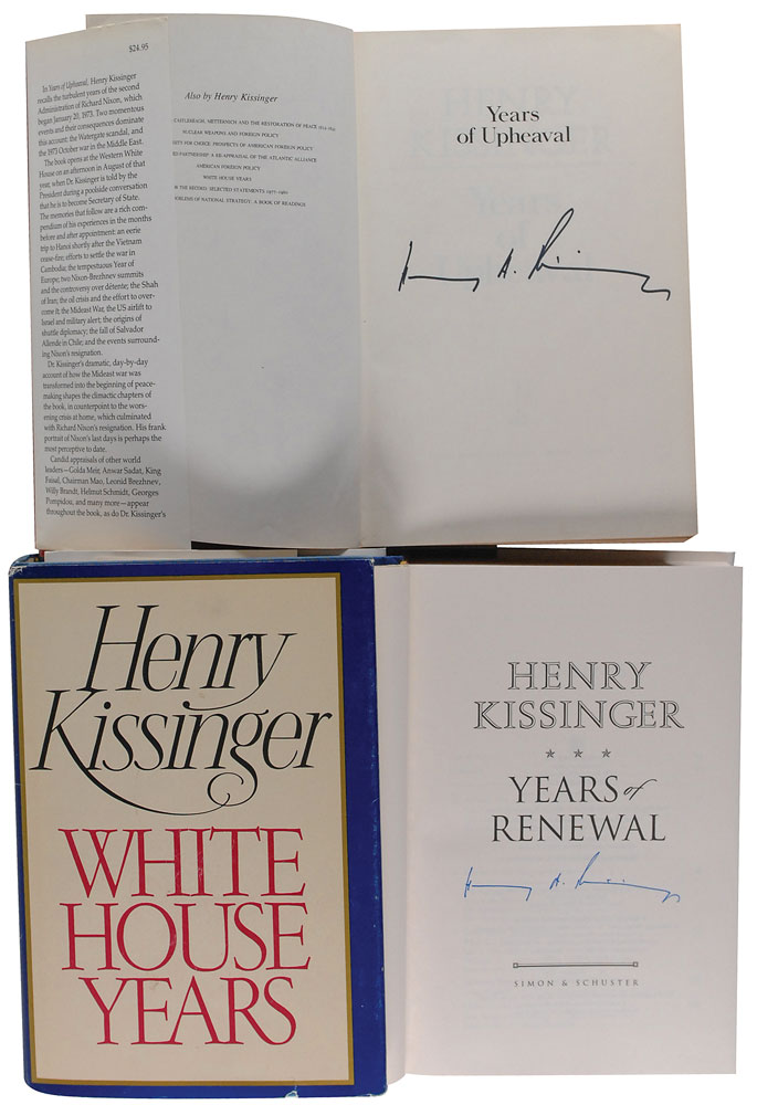 Lot #237 Henry Kissinger