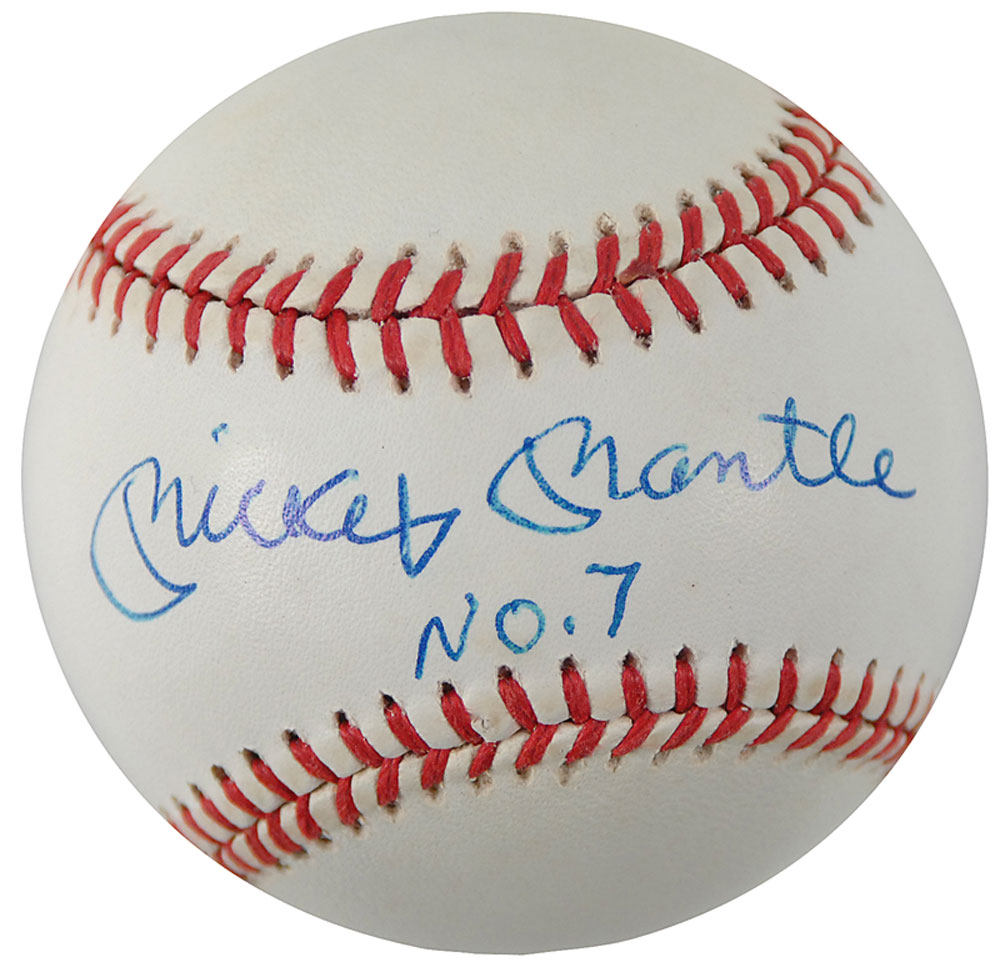 Lot #1496 Mickey Mantle