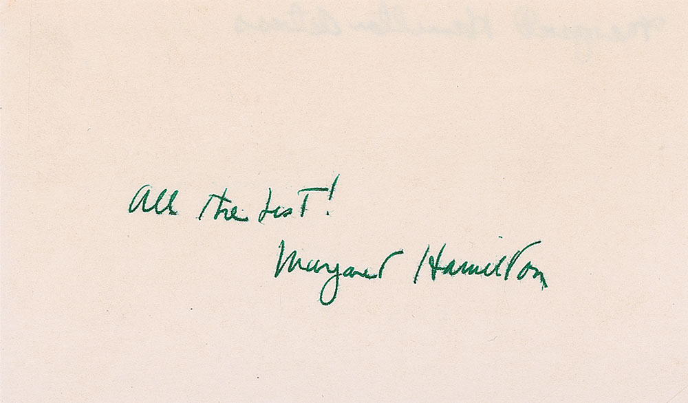 Lot #1198 Margaret Hamilton
