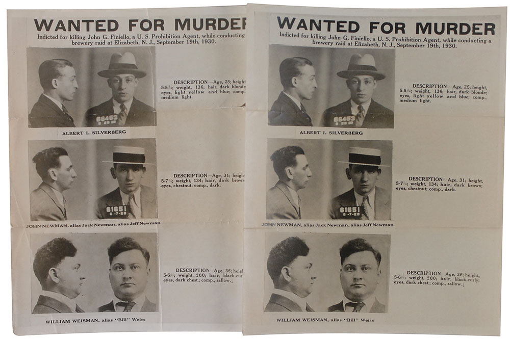 Lot #2193 Wanted Posters: 1930