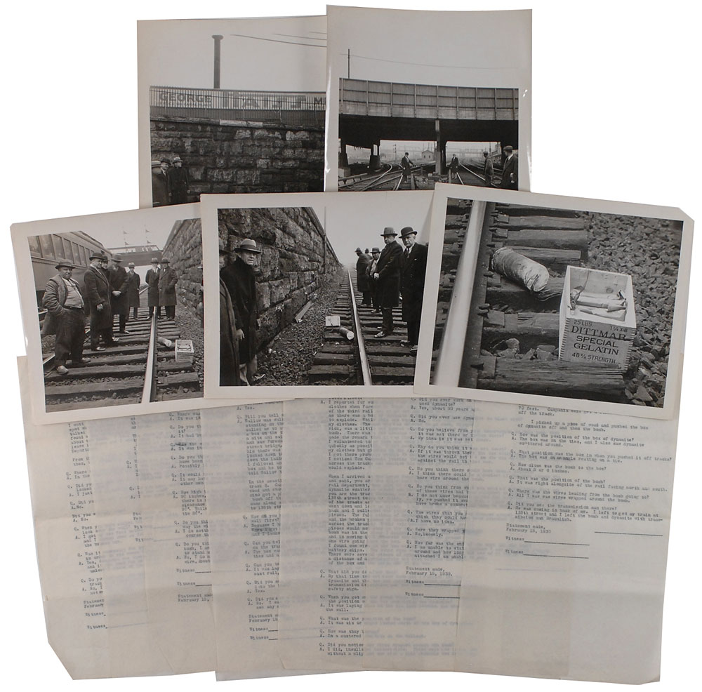 Lot #2218 NYPD Train Track Bombing