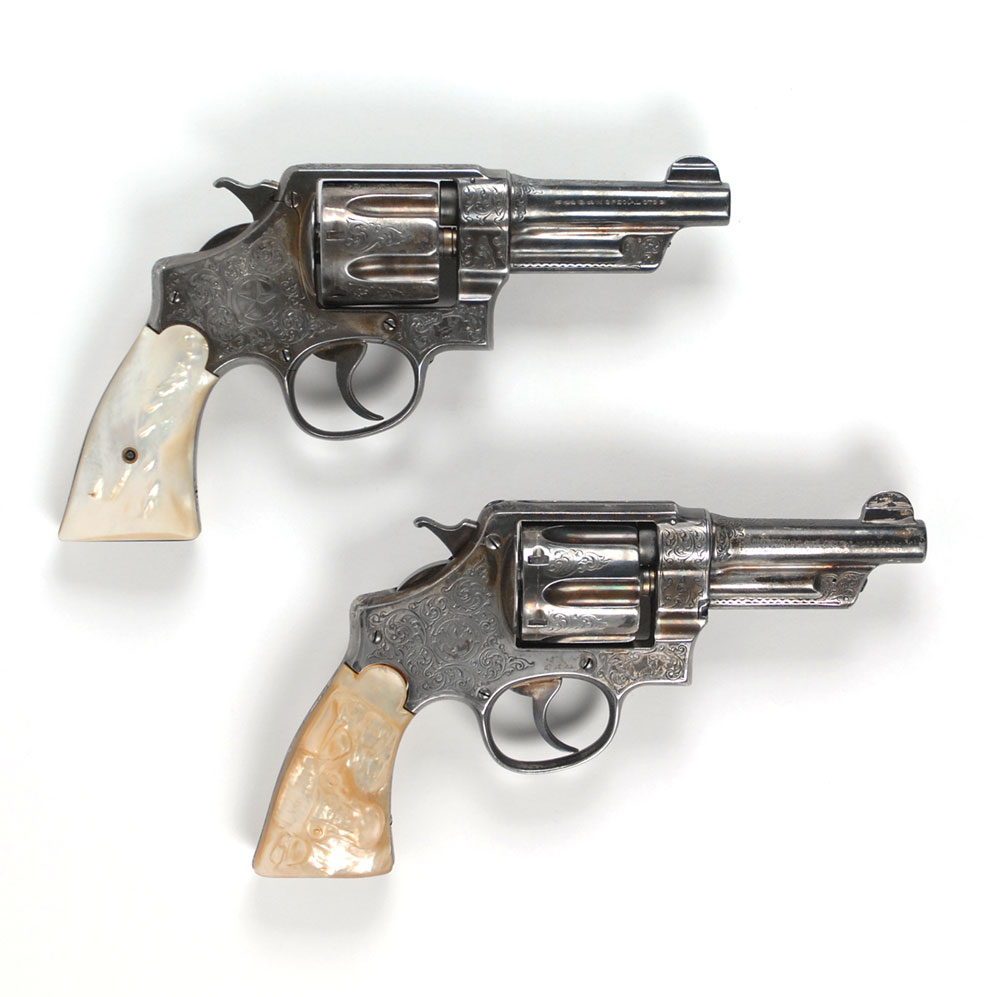 Lot #2020 Clint Peoples’ Engraved Smith and Wesson