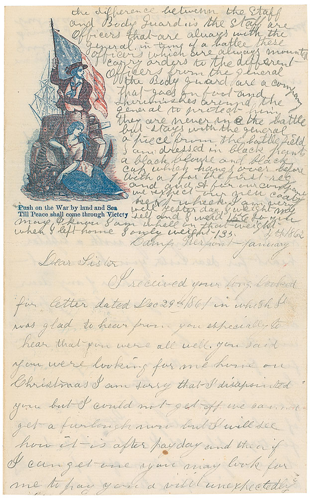 Lot #182 Union Soldier’s Letter