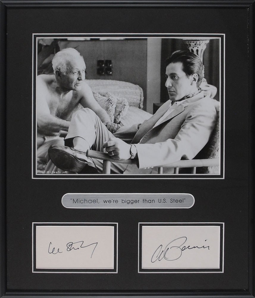 Lot #1181 The Godfather: Pacino and Strasberg