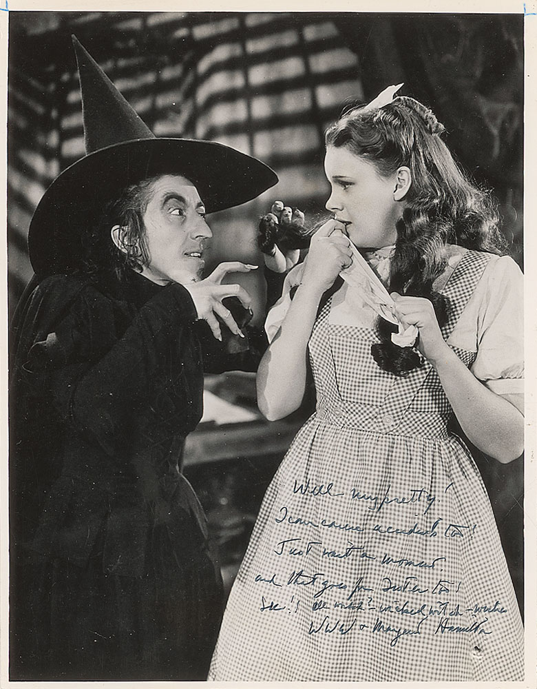 Lot #1353 Wizard of Oz: Margaret Hamilton