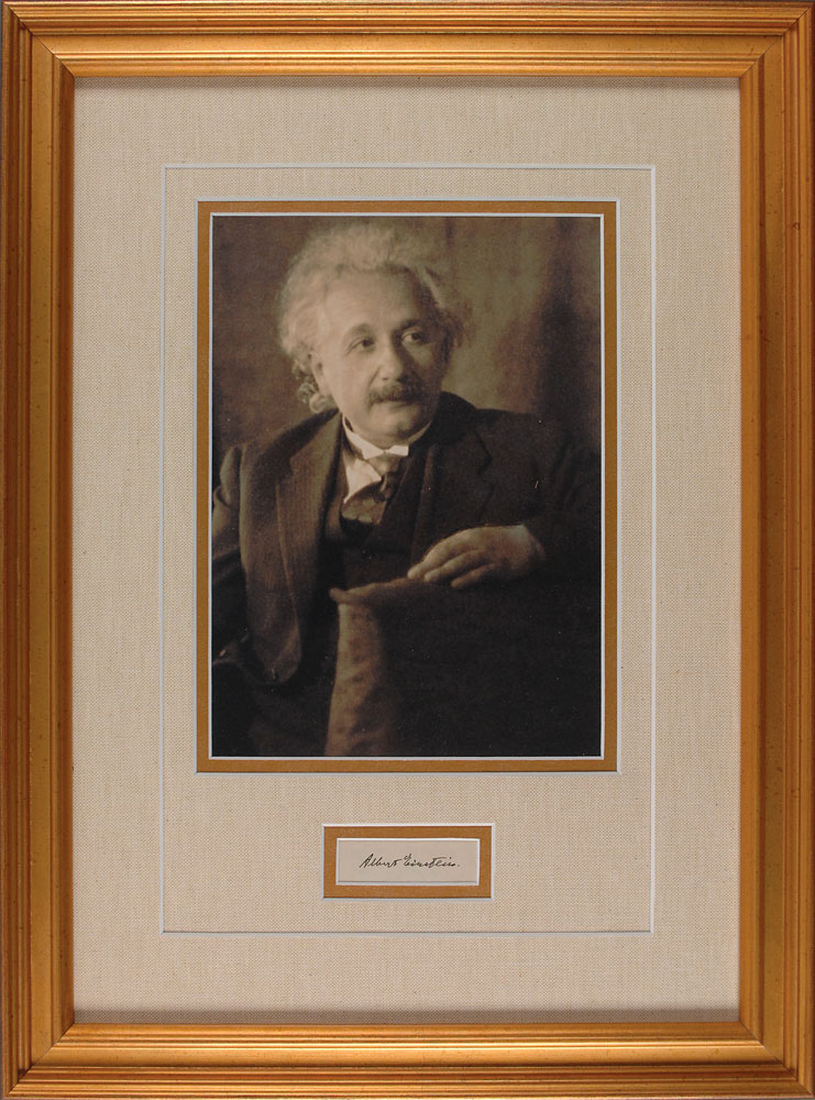 Lot #216 Albert Einstein