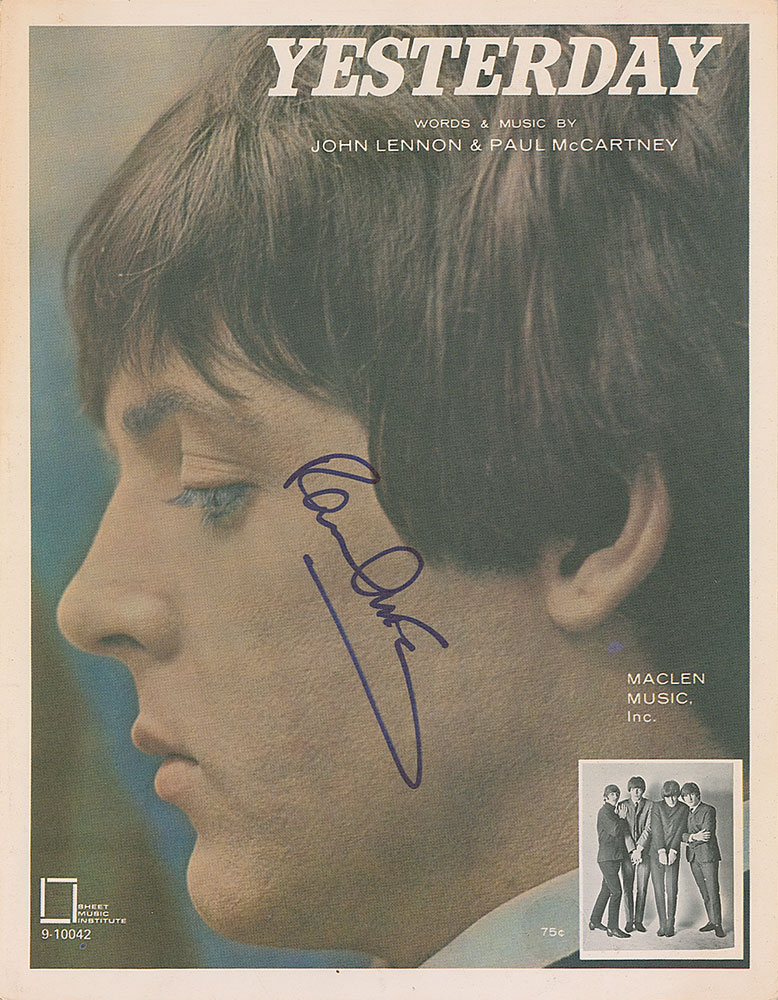 Lot #700 Beatles: Paul McCartney