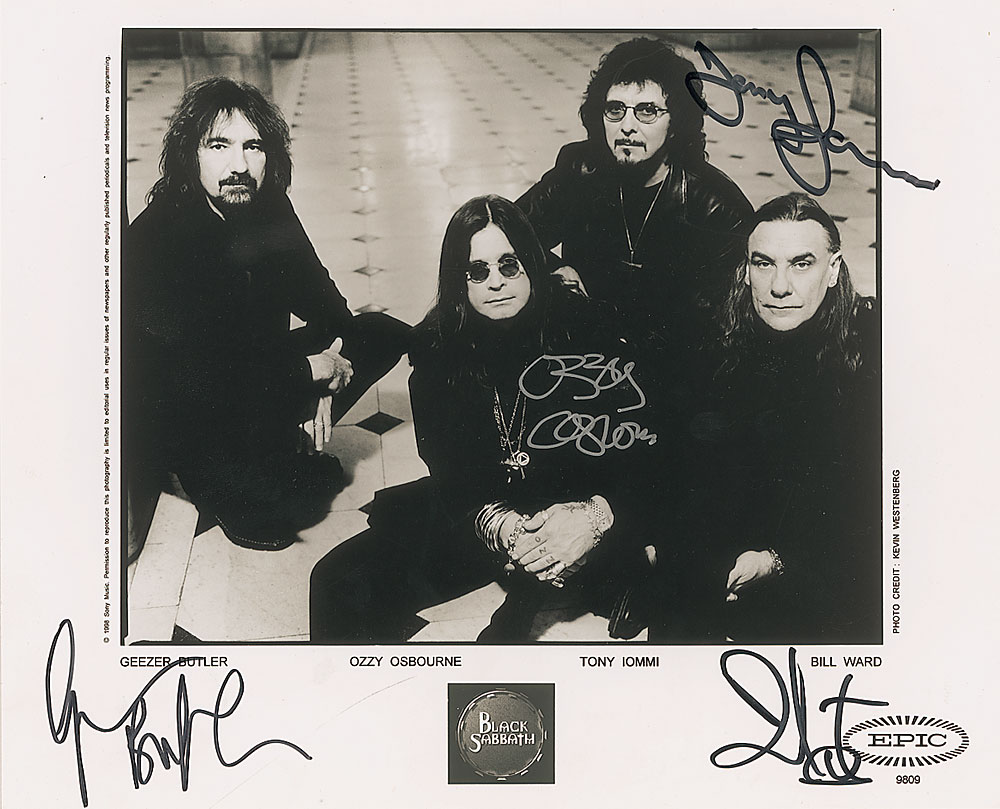 Lot #830 Black Sabbath