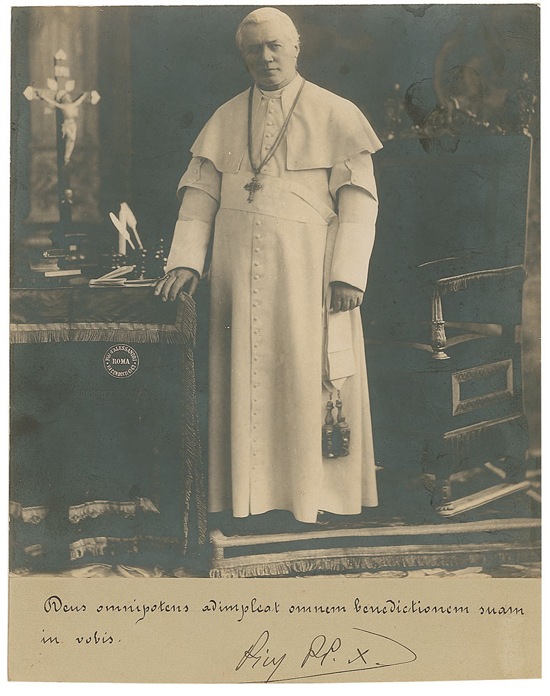 Lot #180 Pope Pius X