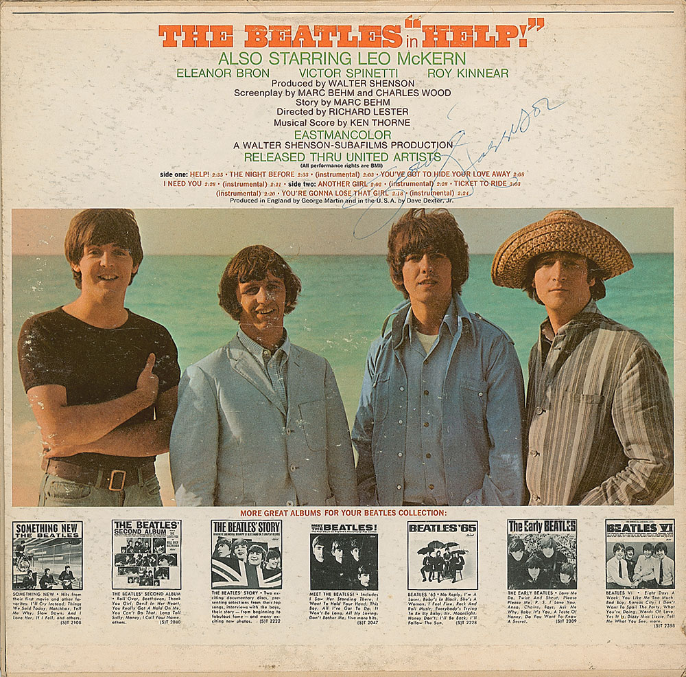 Lot #767 Beatles: George Harrison