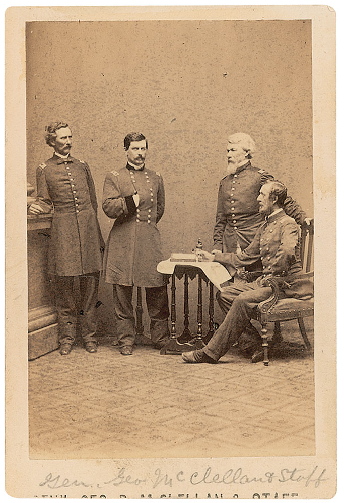 Lot #307 George B. McClellan and Staff