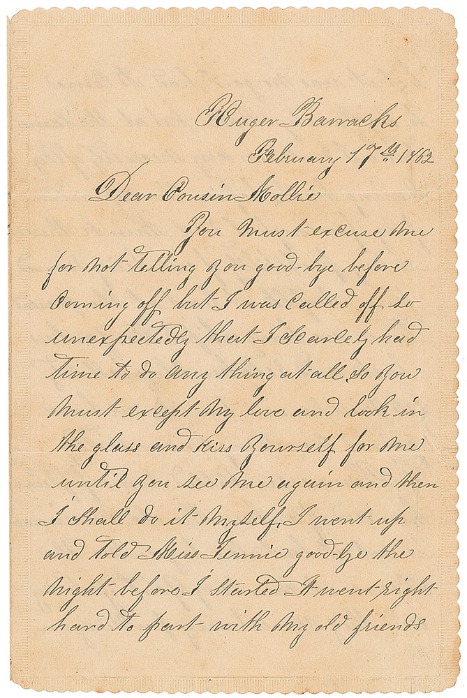 Lot #64 Confederate Letter: Virginia