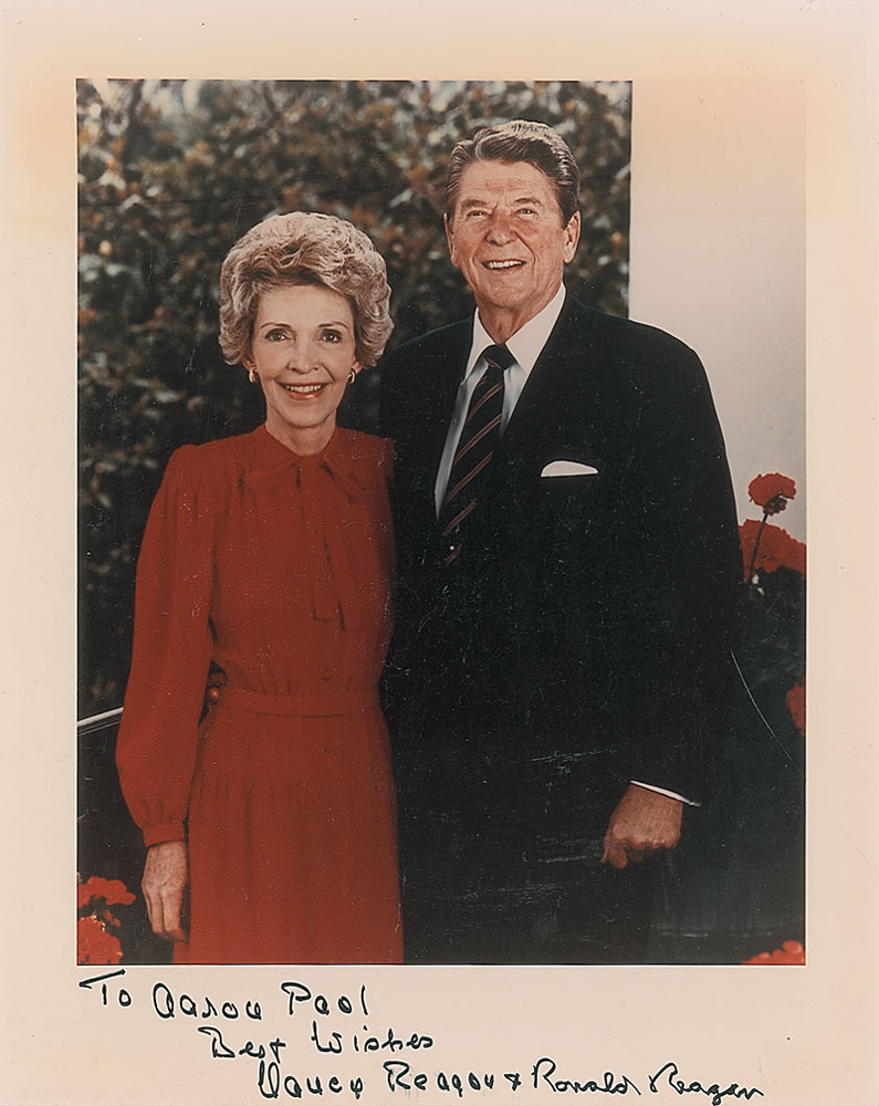 Lot #104 Ronald and Nancy Reagan
