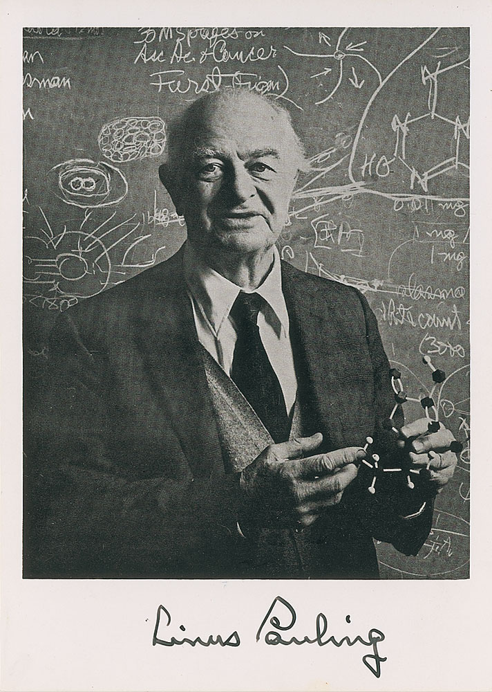 Lot #306 Linus Pauling