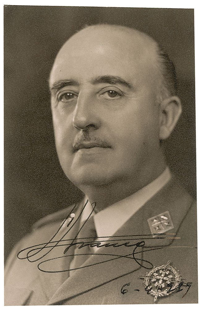 Lot #274 Francisco Franco
