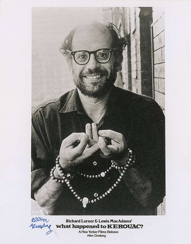 Lot #1606 Allen Ginsberg