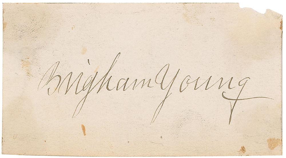 Lot #327 Brigham Young