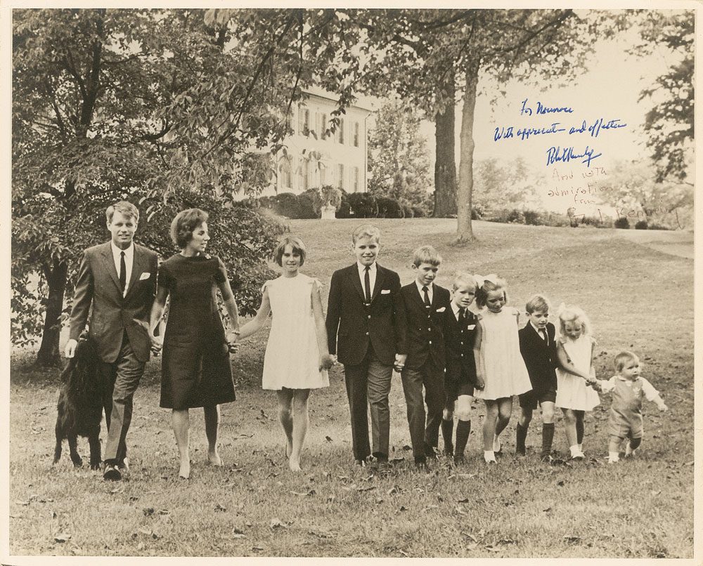Lot #288 Robert and Ethel Kennedy Signed