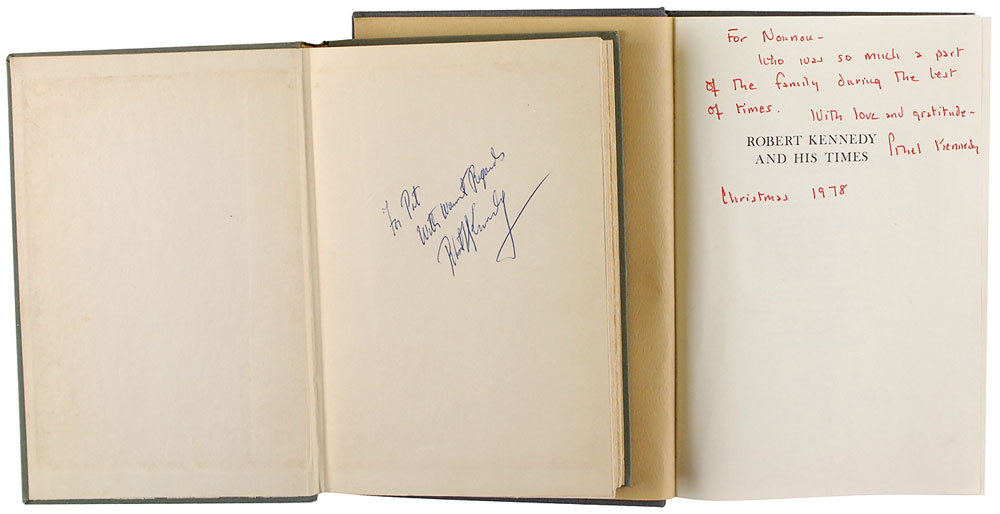 Lot #289 Robert and Ethel Kennedy Pair of Signed