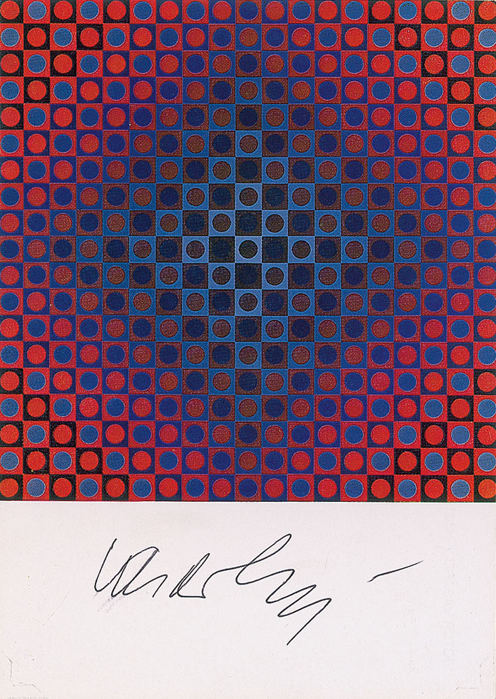 Lot #597 Victor Vasarely