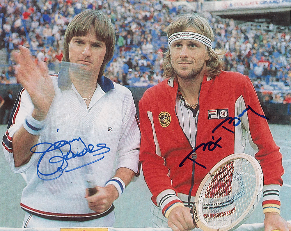 Lot #1501 Tennis: Connors and Borg