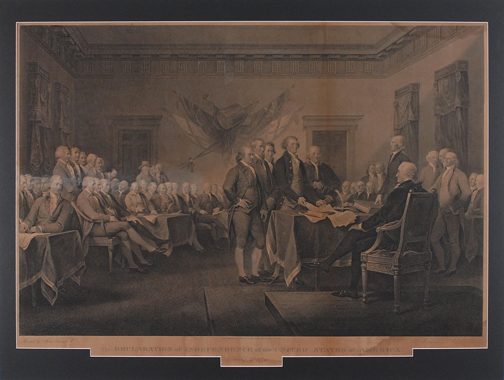 Lot #190 Declaration of Independence