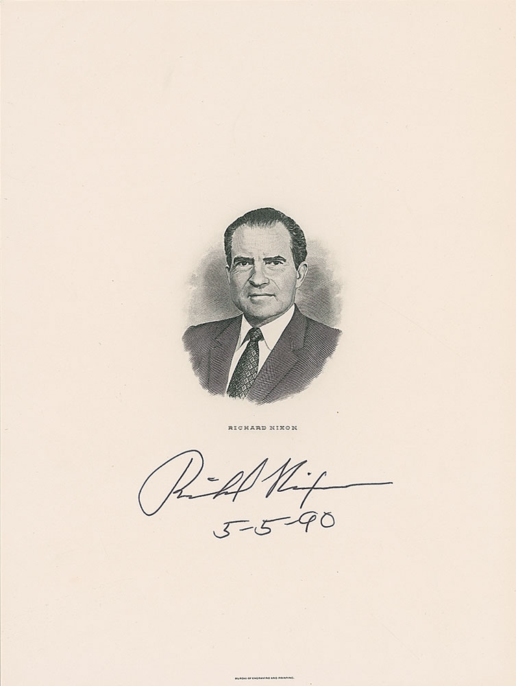 Lot #90 Richard Nixon
