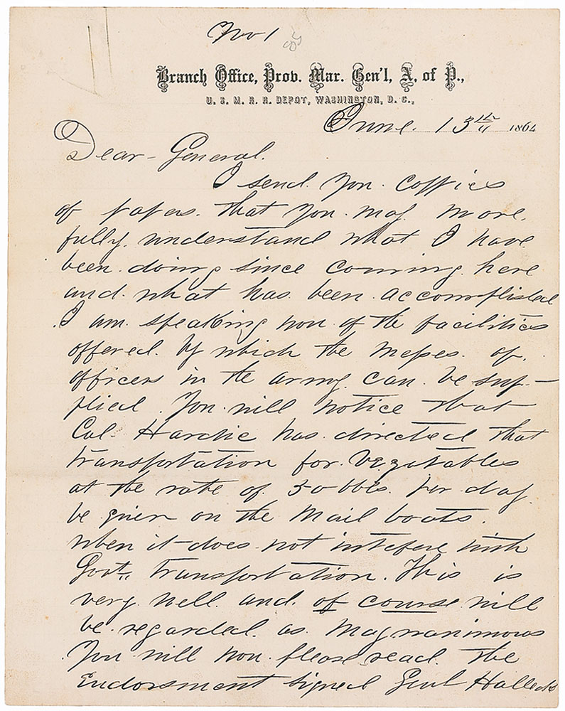 Lot #392 Union Soldier’s Letter