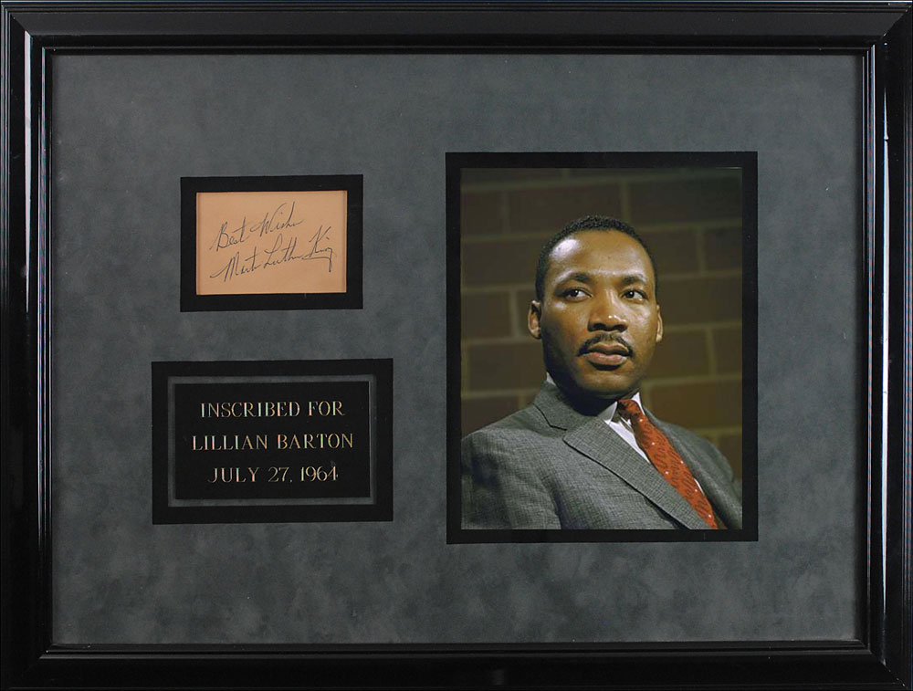 Lot #183 Martin Luther King, Jr