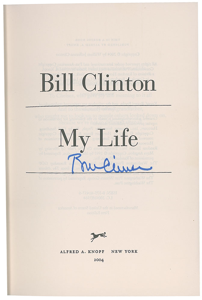 Lot #126 Bill Clinton