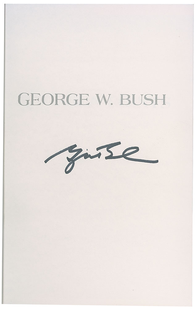 Lot #1650 George W. Bush