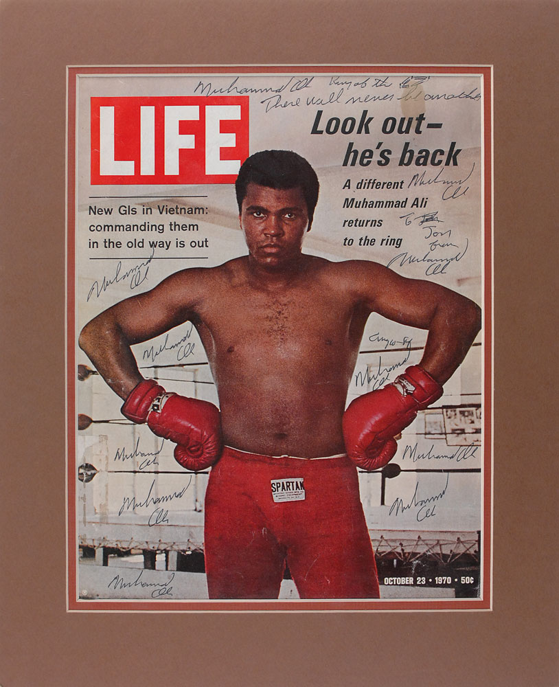 Lot #1556 Muhammad Ali