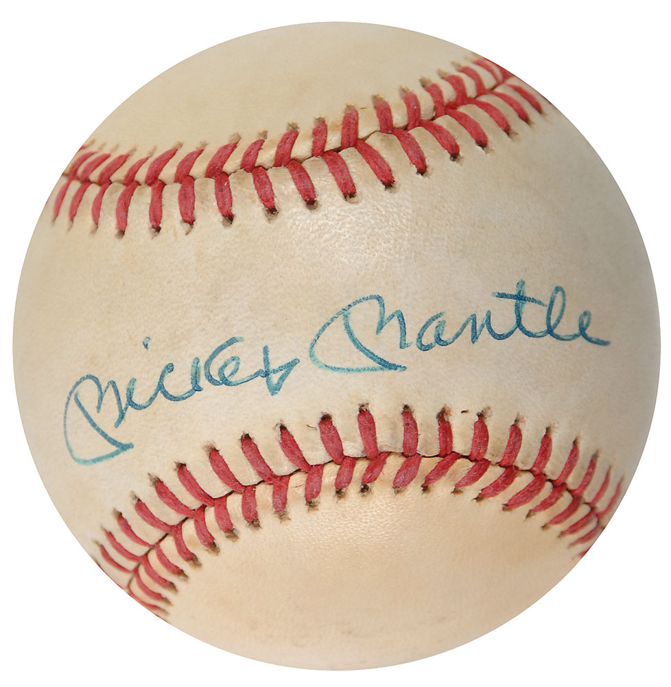 Lot #1636 Mickey Mantle