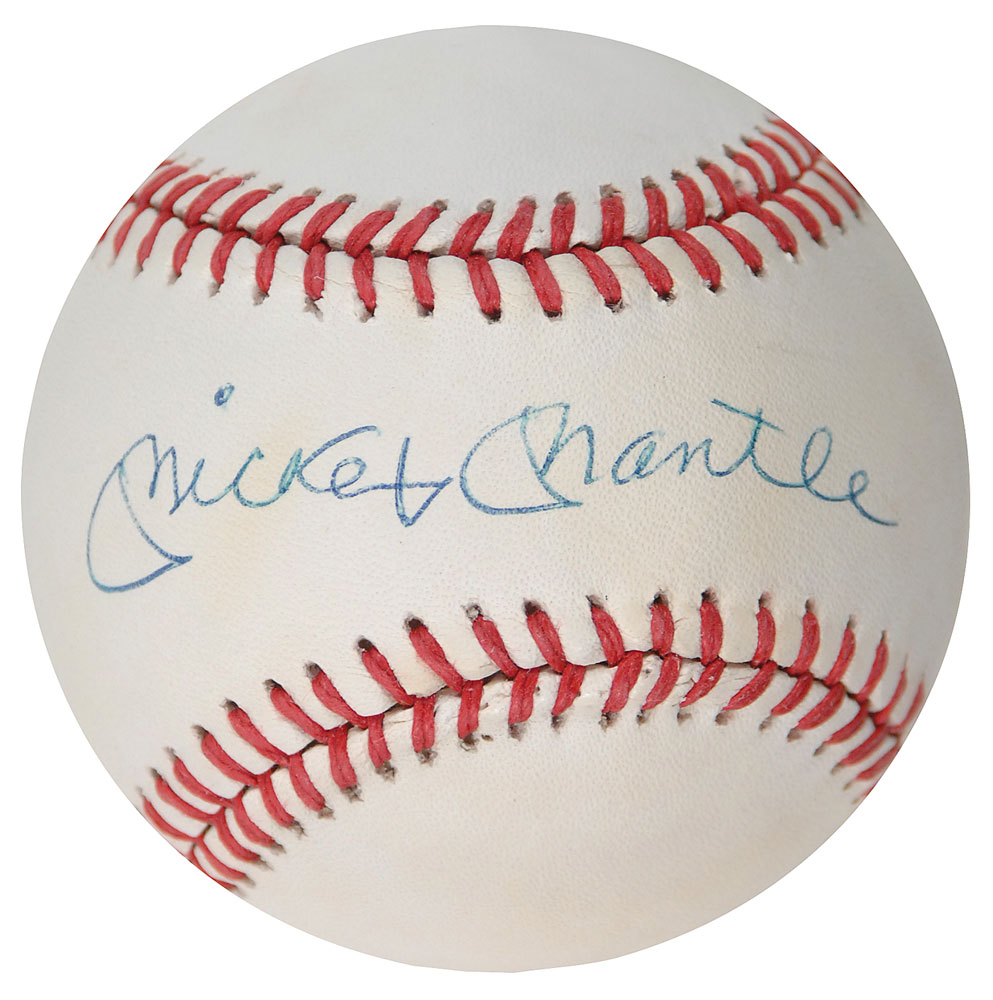 Lot #1761 Mickey Mantle