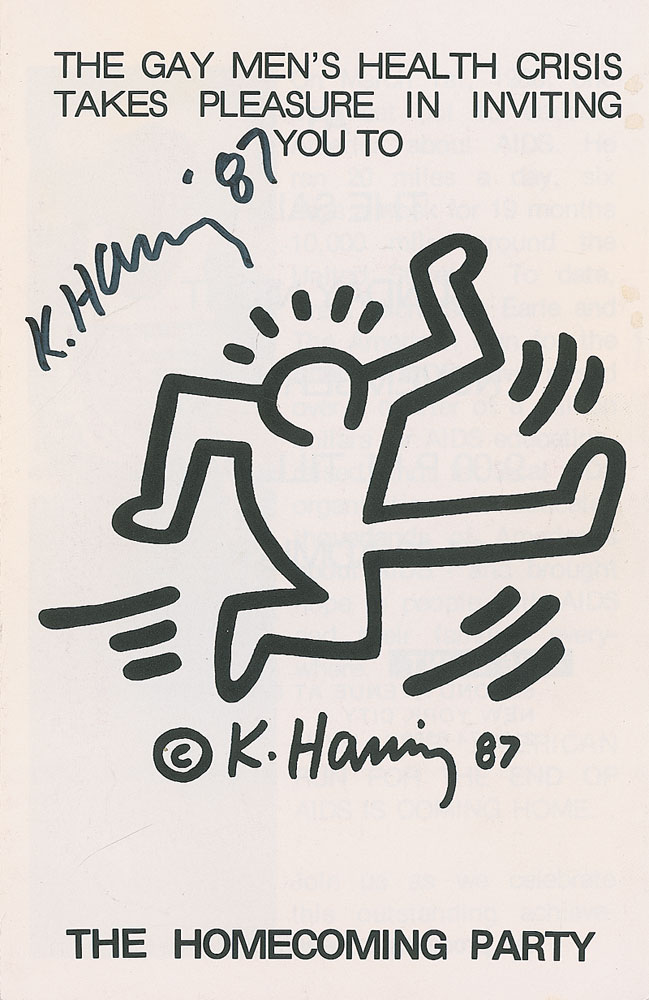 Lot #556 Keith Haring