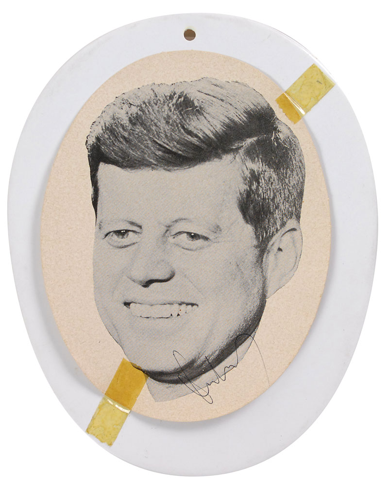 Lot #118 John F. Kennedy 1960 Signed Presidential