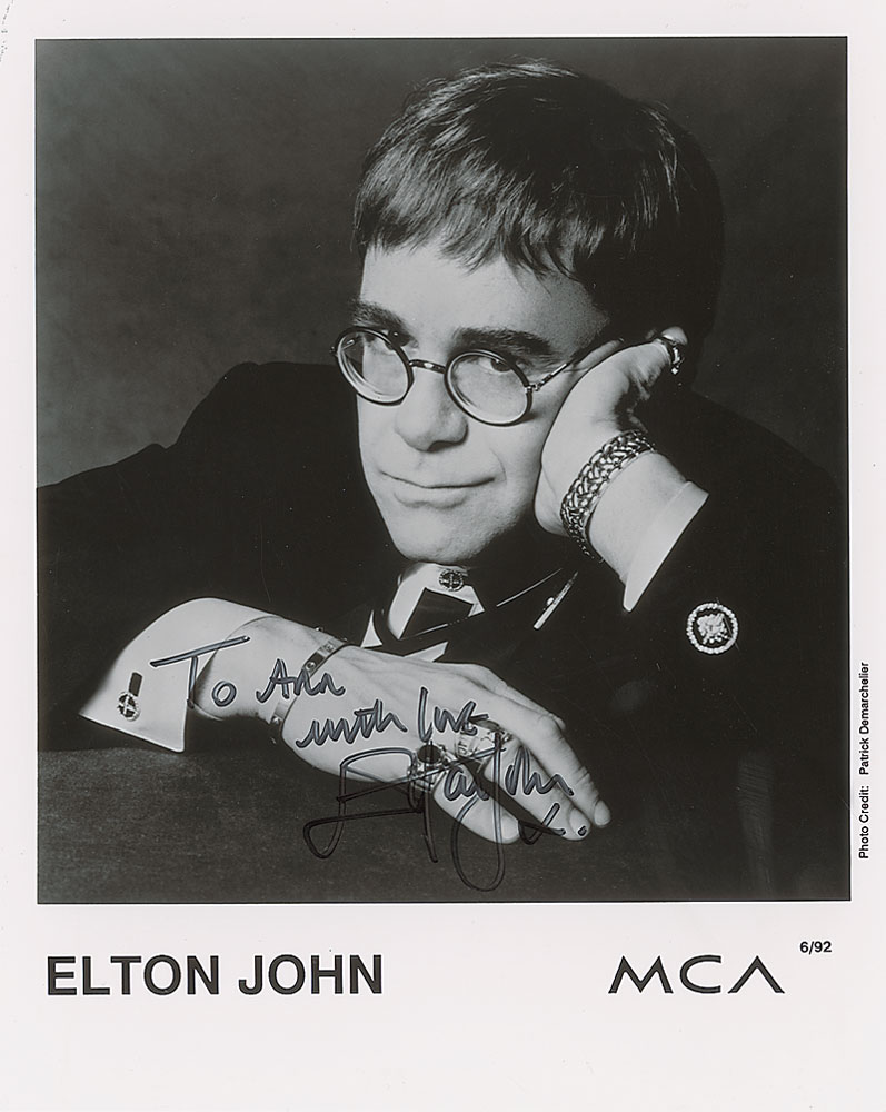 Lot #1784 Elton John