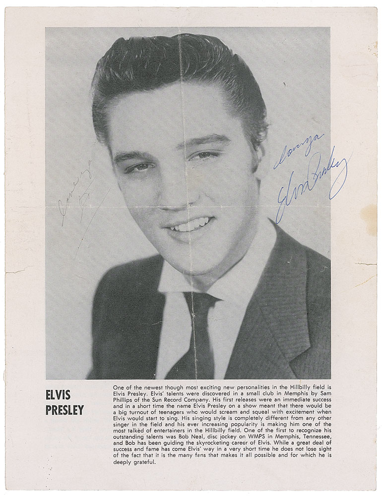 Lot #967 Elvis Presley