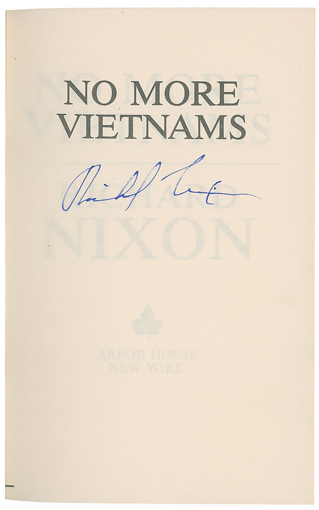 Lot #139 Richard Nixon