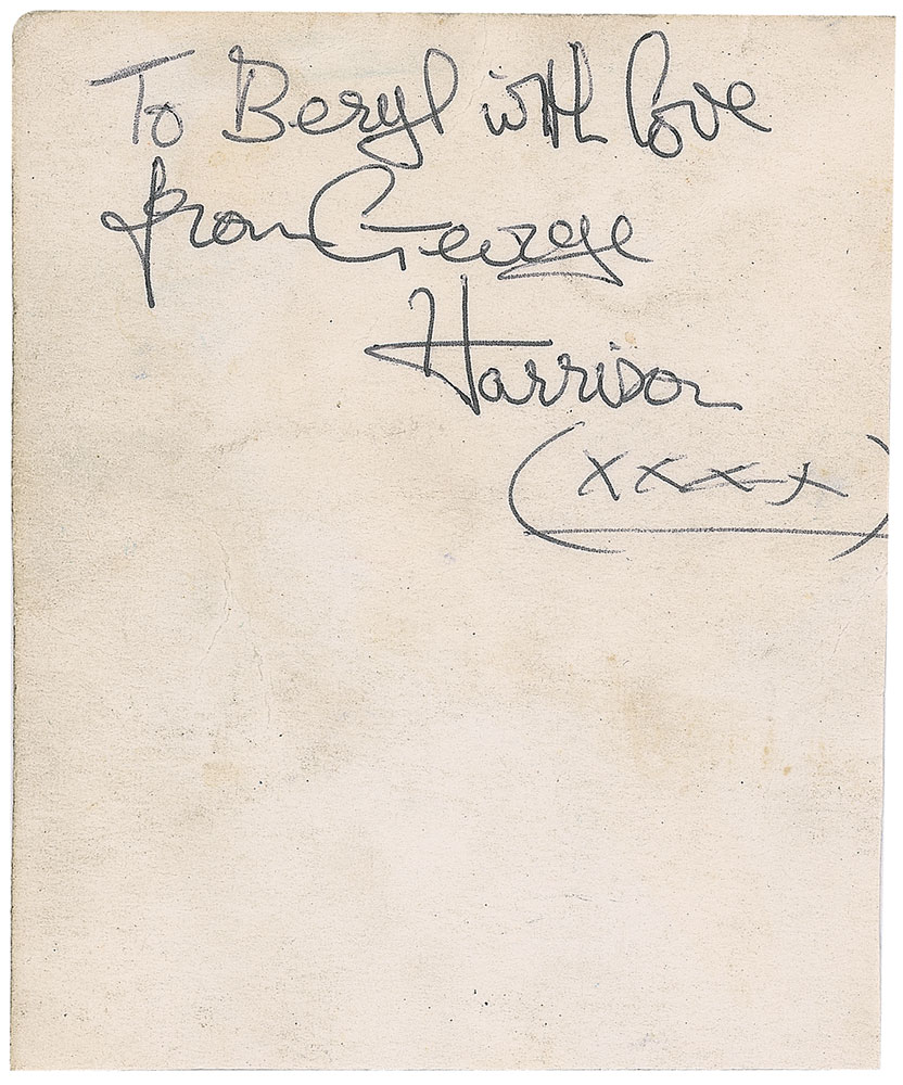 Lot #32 George Harrison