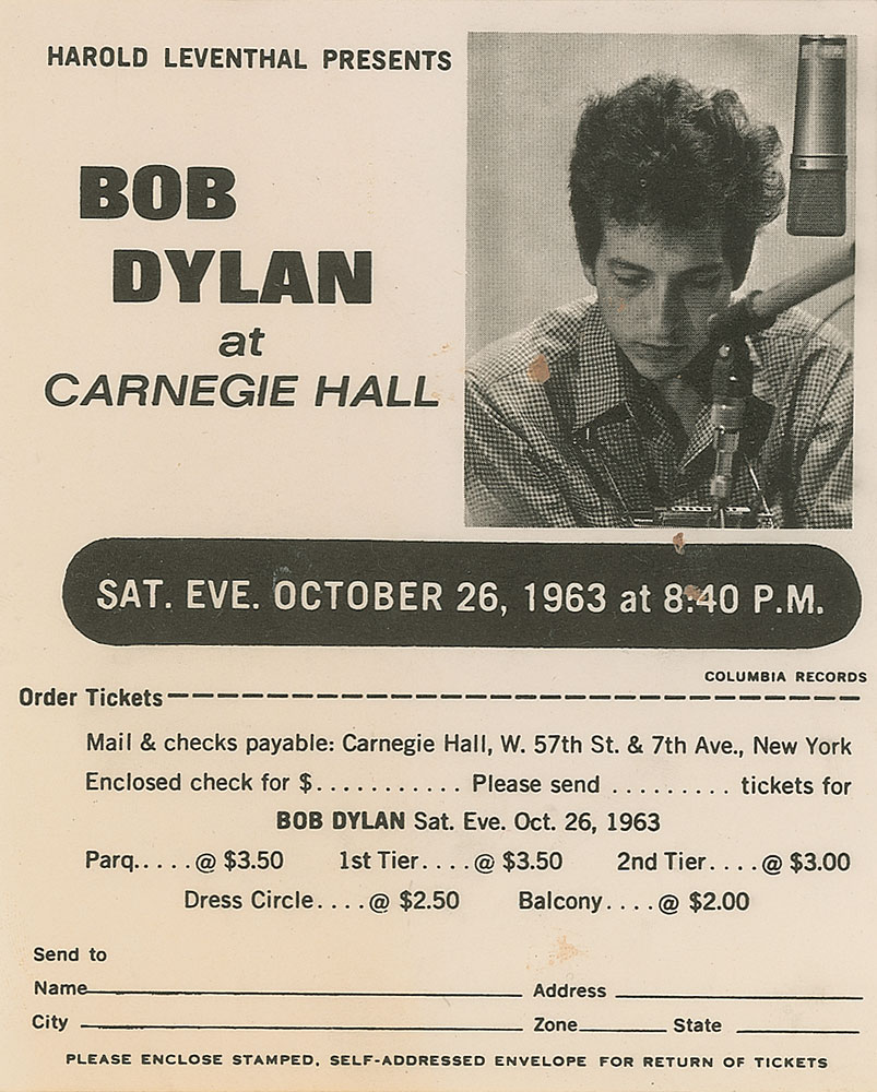 Lot #135 Bob Dylan