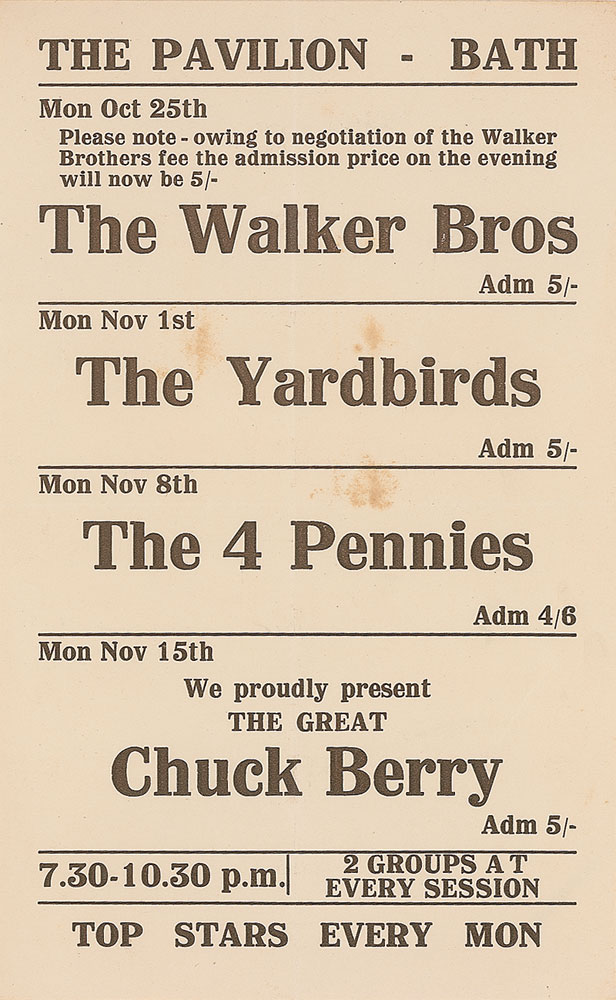 Lot #447 The Yardbirds and Chuck Berry